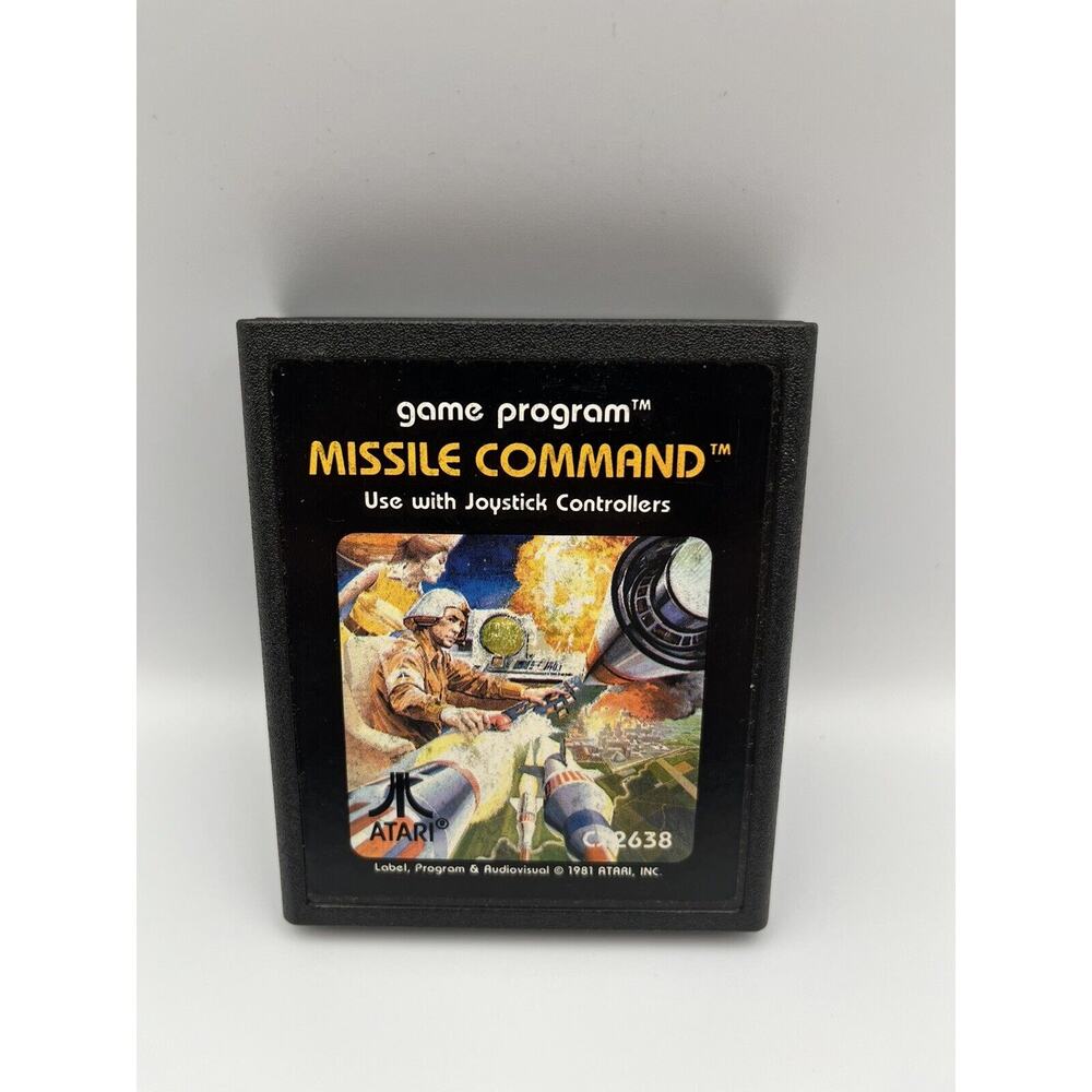 Missile Command Atari 2600 Video GAME CARTRIDGE ONLY Tested 1981